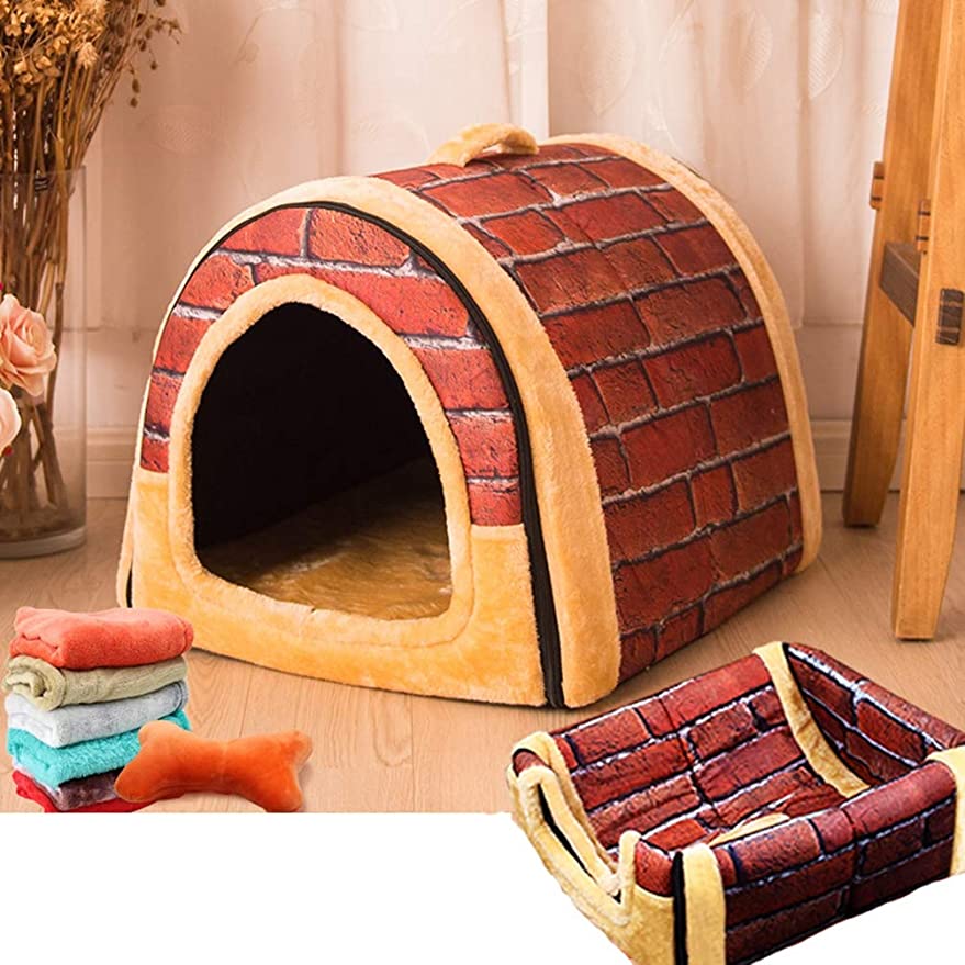 ペットベット クッション ハウス 猫 ハウスドーム型 室内用 ドーム型 ペット ベッド 冬 暖かい 洗えます 小型犬 犬小屋 おしゃれ あったかグッズ 室内用