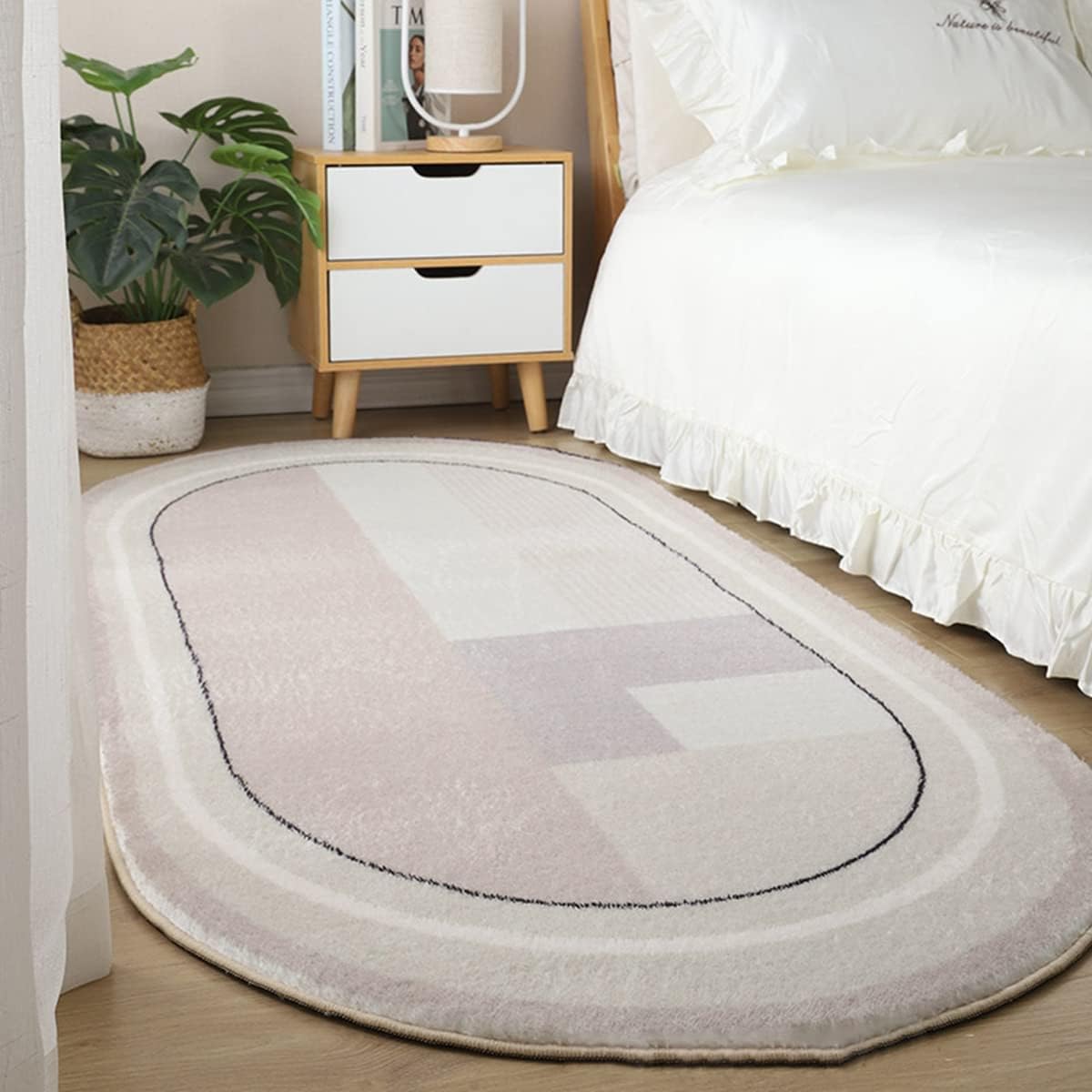 Tuokus」カーペット ラグ クラシック 絨毯 洗える ラグマット 楕円形 