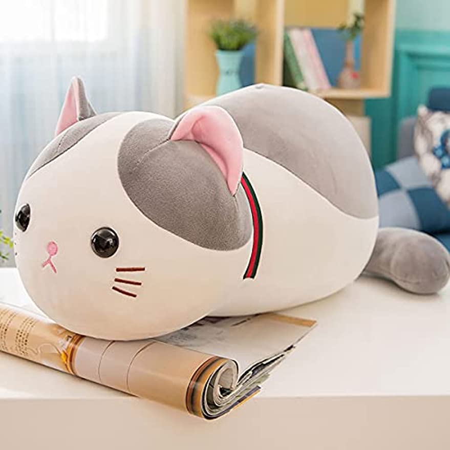 Tuokus」ぬいぐるみ 大きい 50cm 抱き枕 ネコ かわいい ふわふわ プレゼント きい おもちゃ お祝い 子供 もちもち お誕生